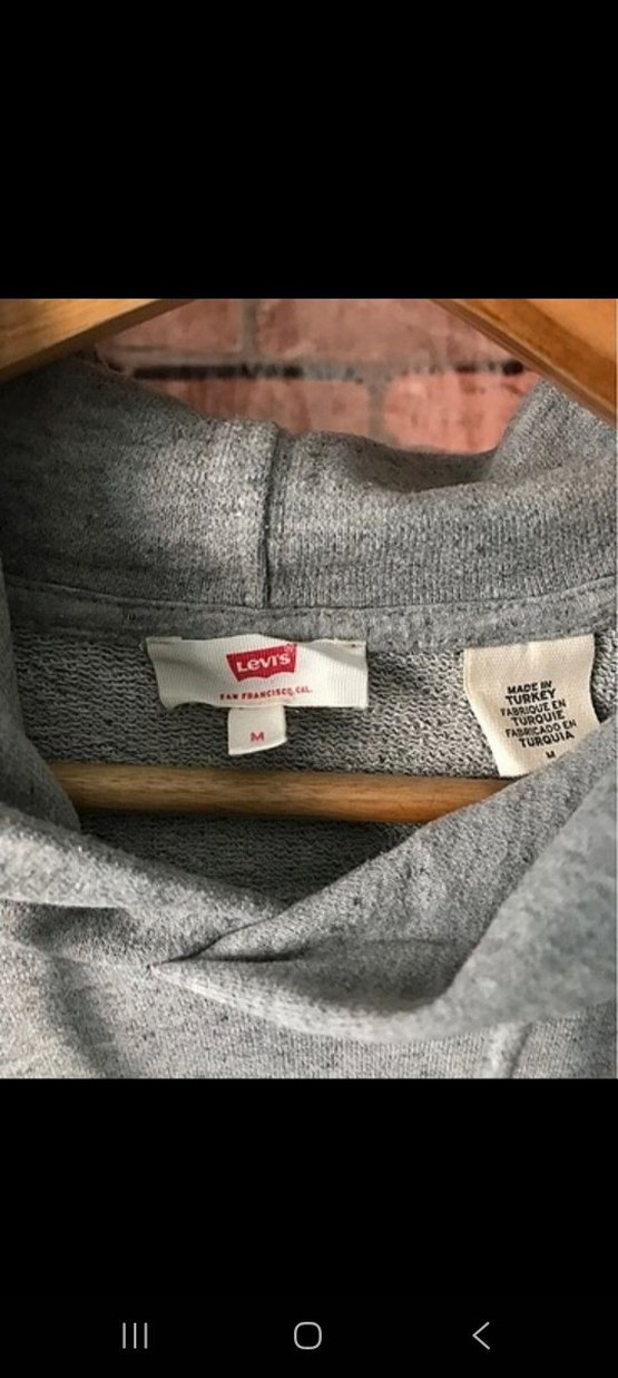 Levi's Gri Kapüşonlu Kadın Sweatshirt - Görsel 2