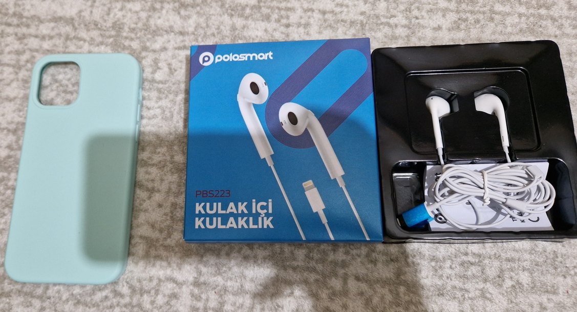 Sıfır apple kılıf ve kulaklık - Görsel 5