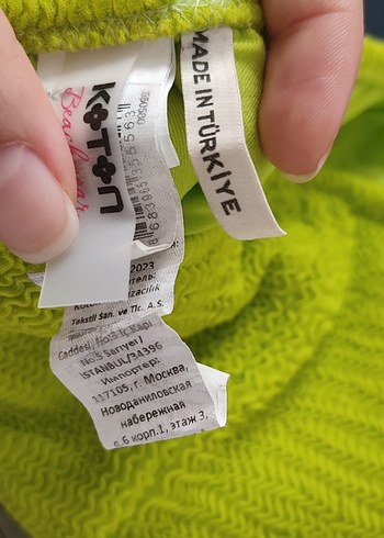 Yeşil Örgü Kadın Mayo - Görsel 4