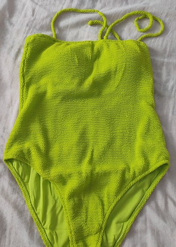 Yeşil Örgü Kadın Mayo - Görsel 2