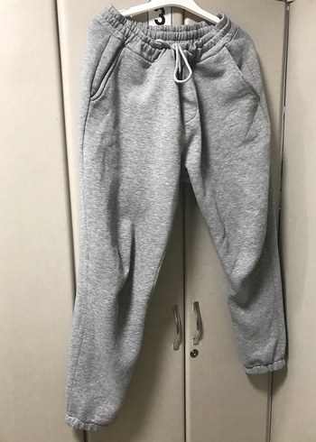 Gri Erkek Rahat Kesim Eşofman Altı - Görsel 3