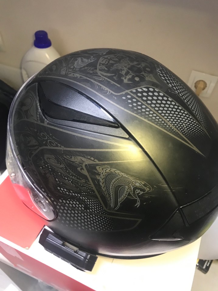 LS2 Crypt Nadir Desenli Kask - Görsel 3