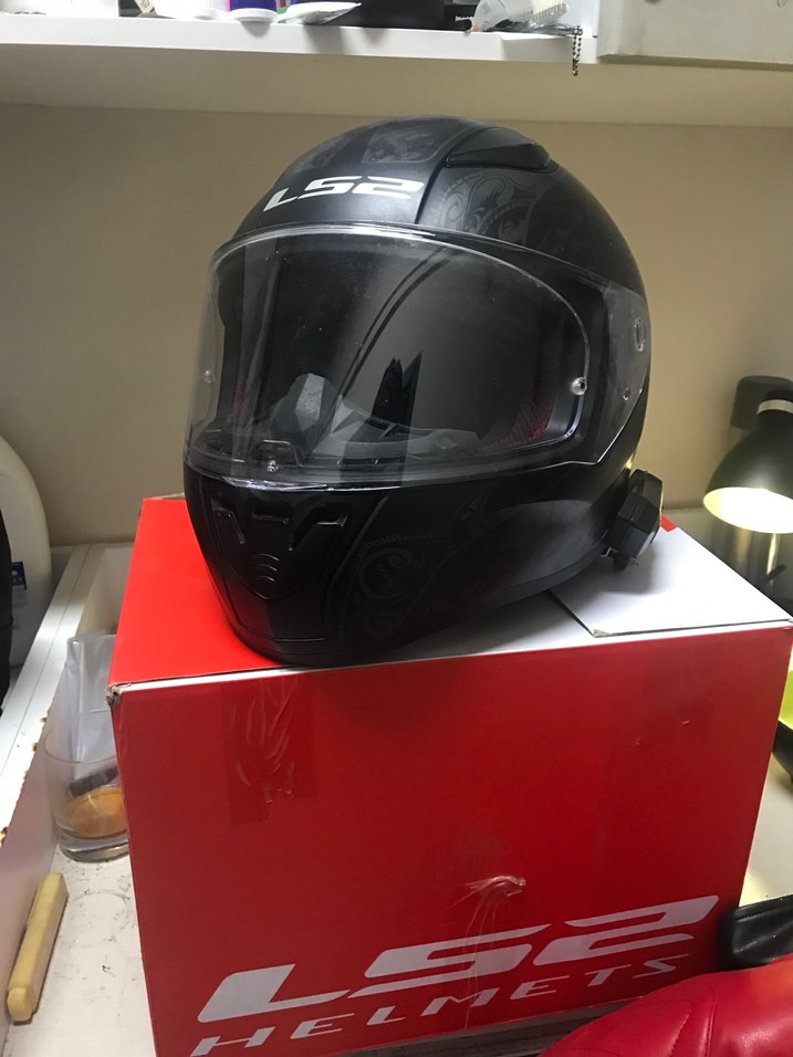 LS2 Crypt Nadir Desenli Kask - Görsel 2