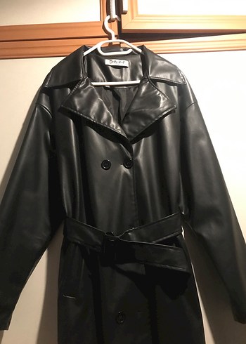 Erkek deri trençkot - Görsel 5