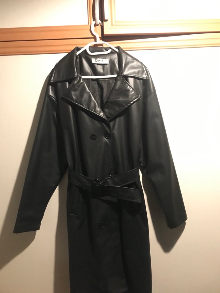 Erkek deri trençkot - Görsel 3