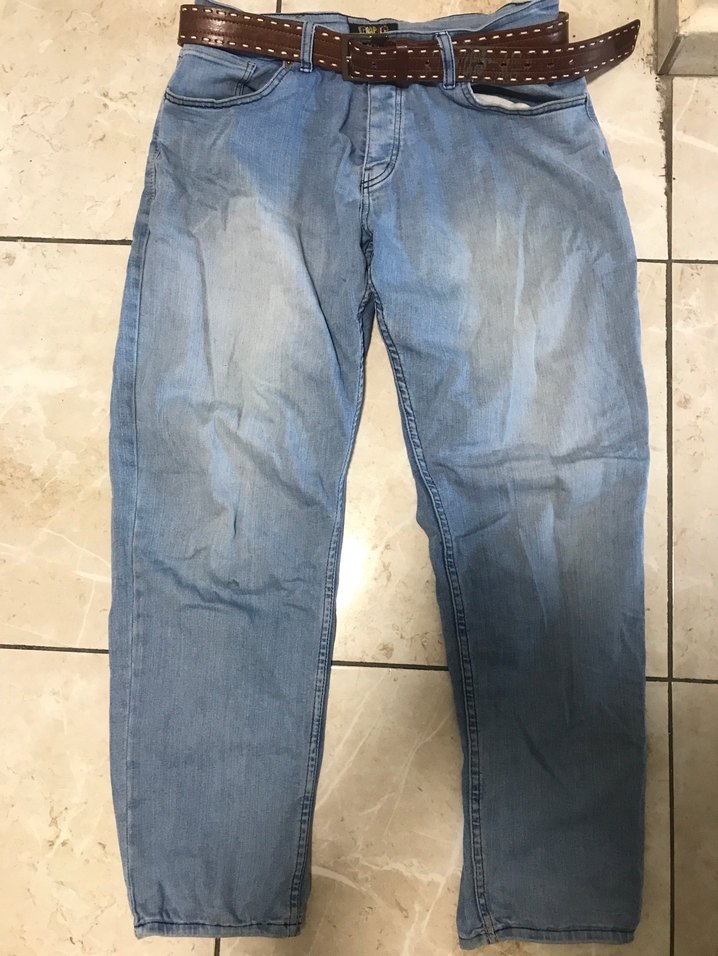 Geniş Kesim Erkek Baggy Kot - Görsel 2