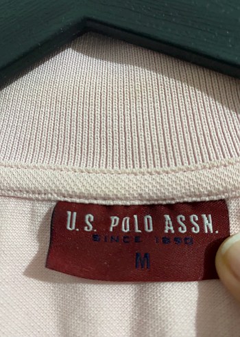 m Beden Uzun Kollu Pembe Kız Polo Tişört