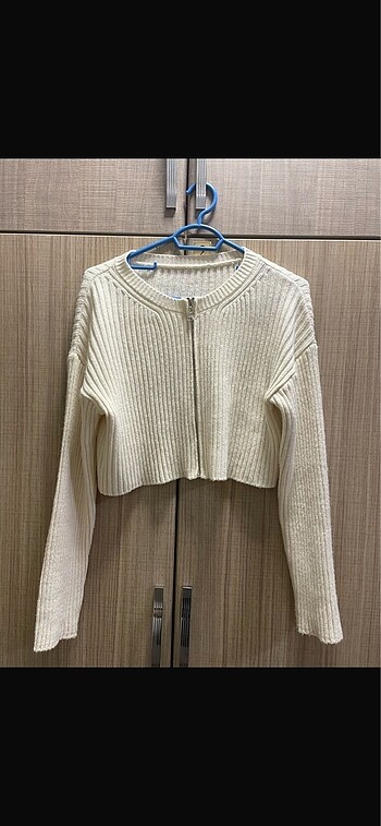 Crop hırka