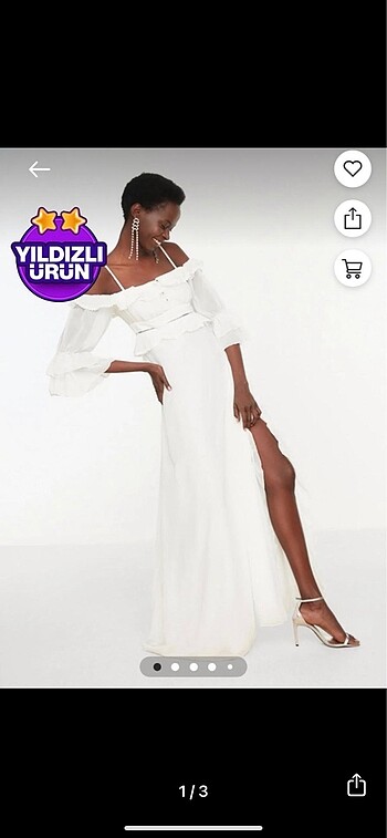 TRENDYOLMİLLA EKRU ELBİSE
