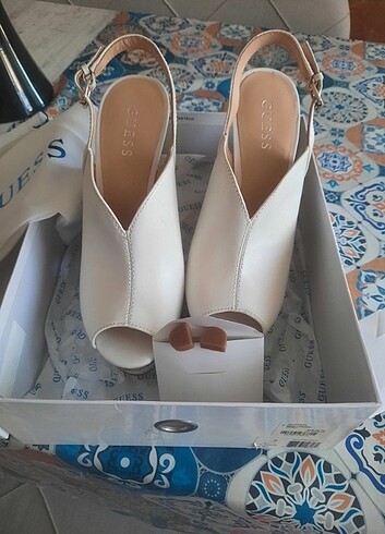 Guess platform topuk ayakkabi