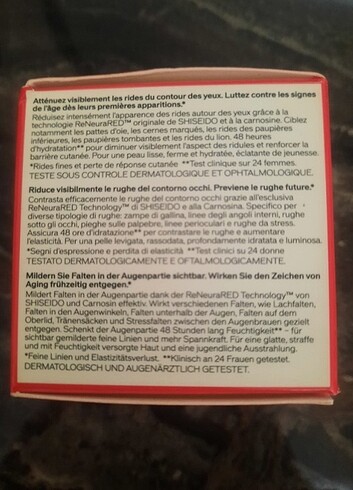 Shiseido göz çevresi kremi - Görsel 6