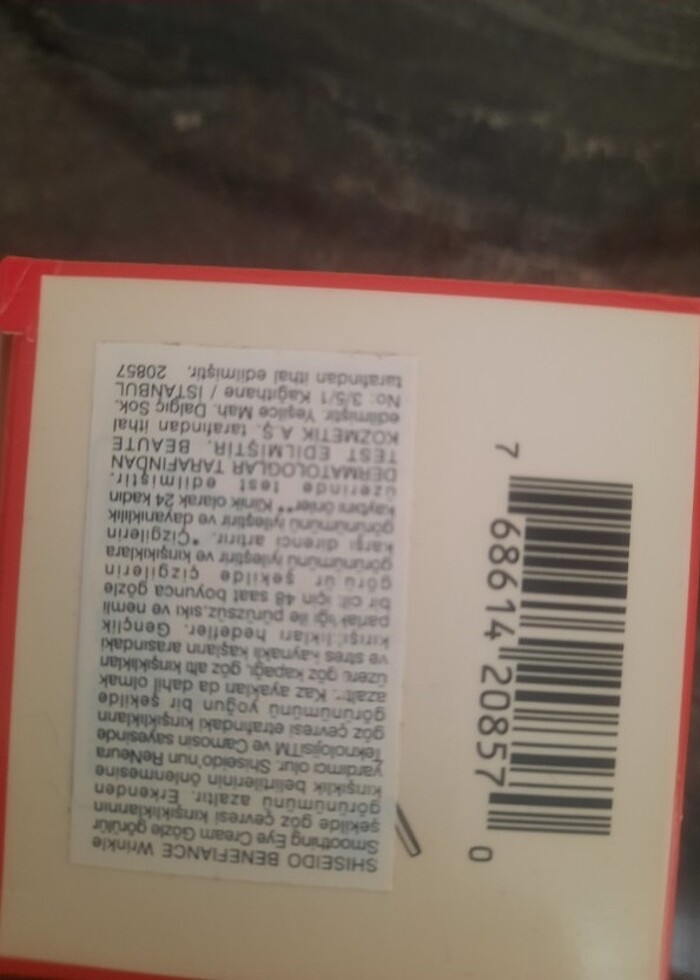 Shiseido göz çevresi kremi - Görsel 5