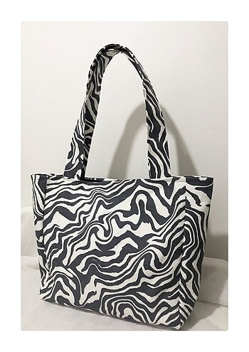 Füme zebra kol çantası