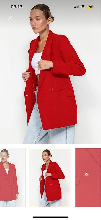 Milla kırmızı blazer