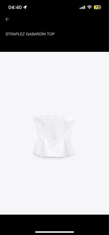 Straplez top