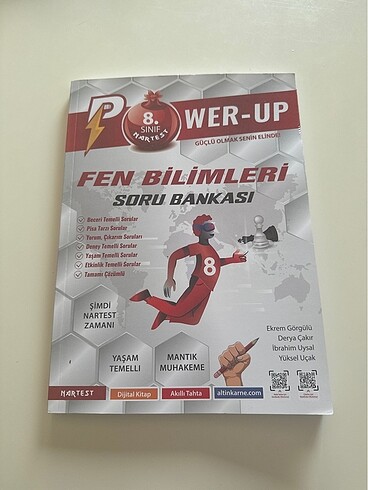 Nartest power up 8. sınıf lgs fen bilimleri soru bankası