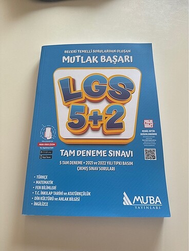 Muba 8. sınıf lgs 5+2 tam deneme sınavı