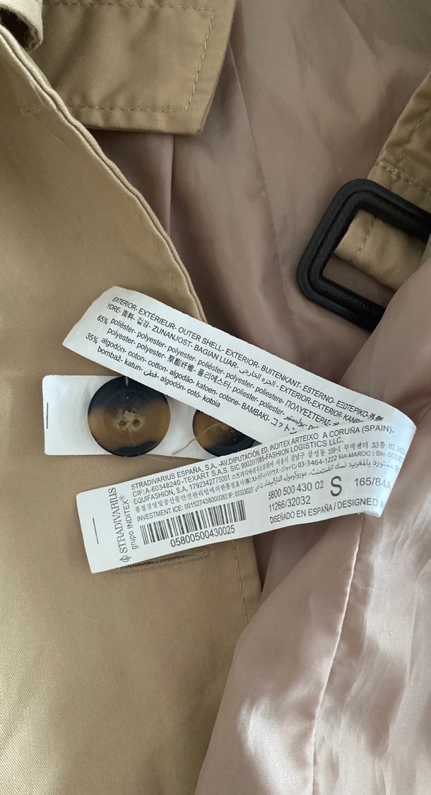 Bej Midi Kadın Trençkot - Görsel 4