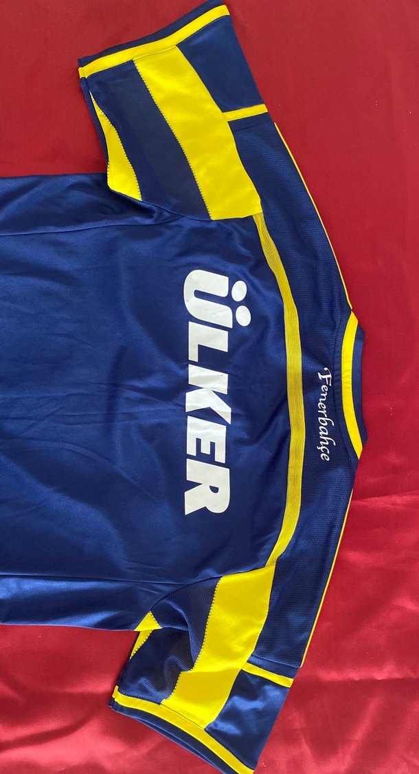 Adidas Unicex Sarı-Lacivert Çizgili Spor Forma - Görsel 4