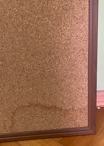 Koyu kahverengi mantar pano çerçevesi - Görsel 3