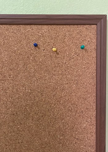 Koyu kahverengi mantar pano çerçevesi - Görsel 4