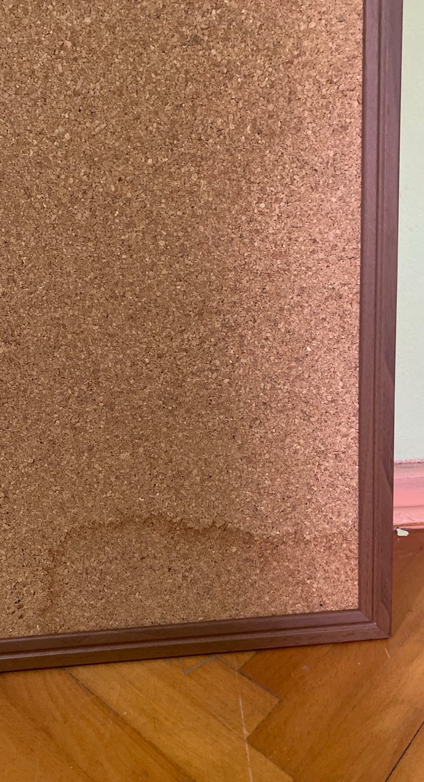 Koyu kahverengi mantar pano çerçevesi - Görsel 3