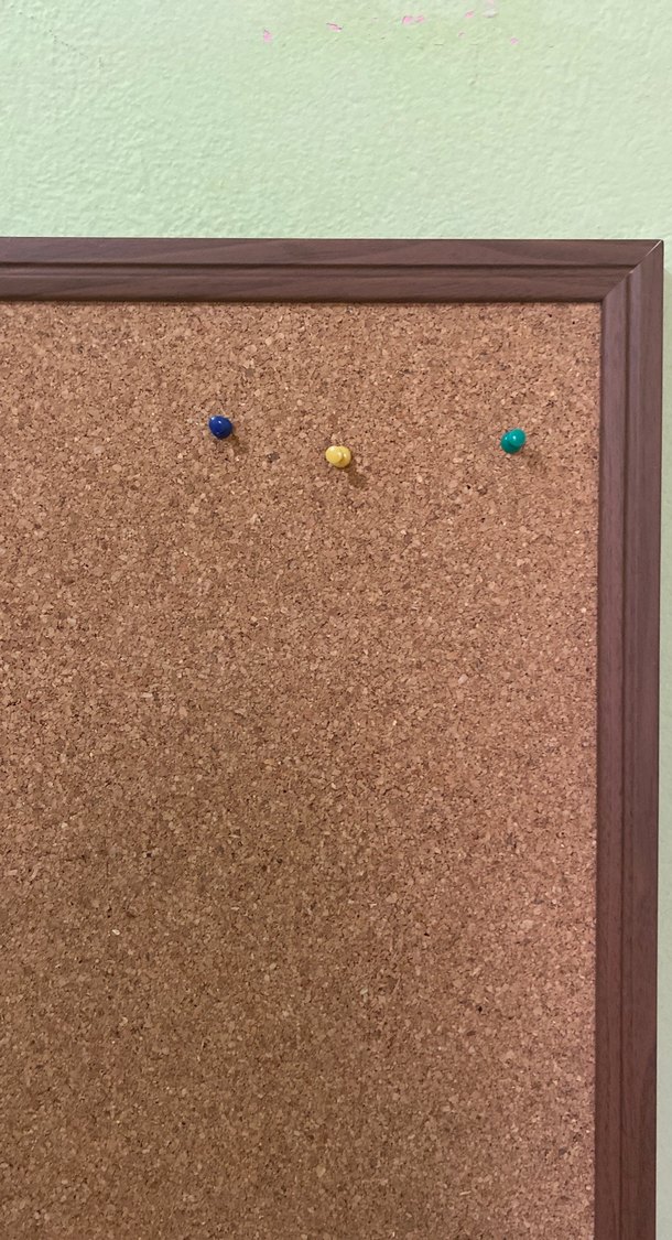 Koyu kahverengi mantar pano çerçevesi - Görsel 4