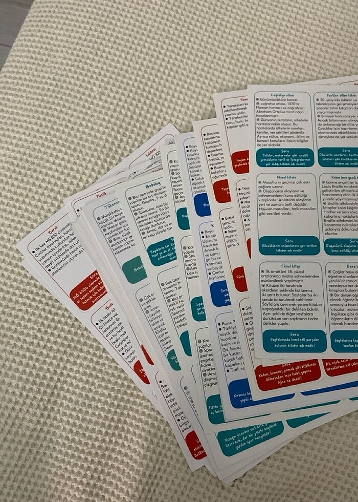 Bilim Çocuk Kağıtları - 3?lü set halinde satılır - Görsel 2