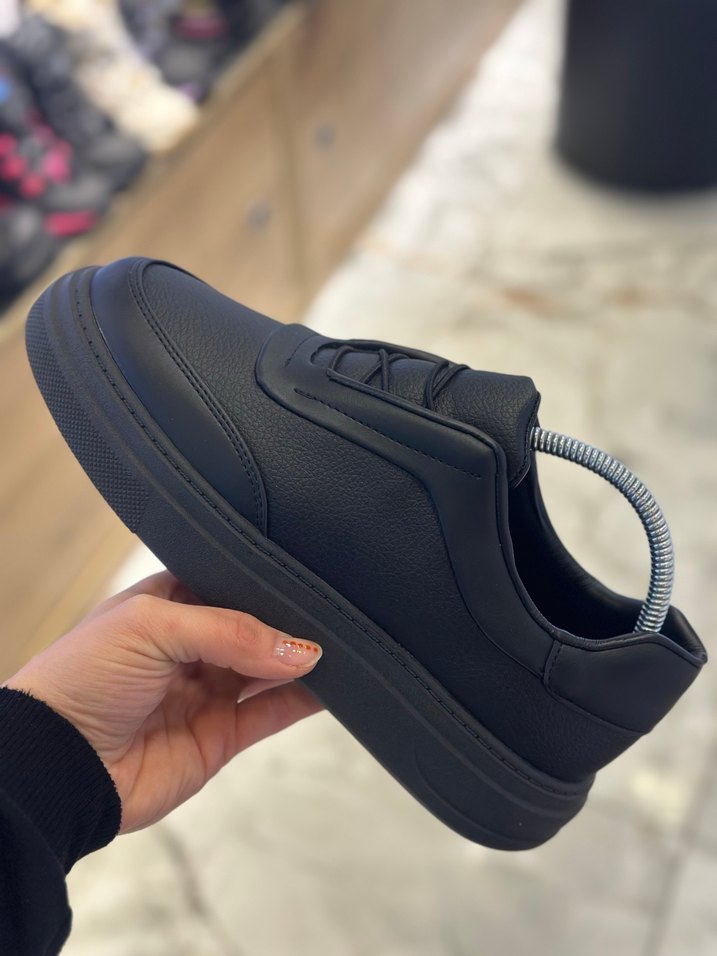 Siyah Erkek Sneaker - Görsel 2