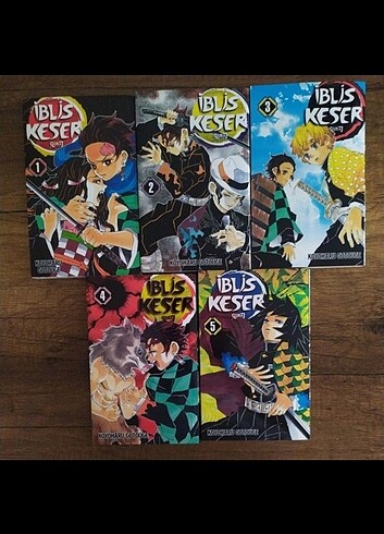 İblis Keser 1 2 3 4 5 Manga set