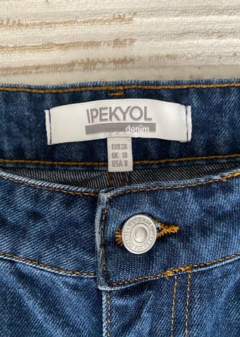 ipekyol Mavi Mini Denim Kadin Jean