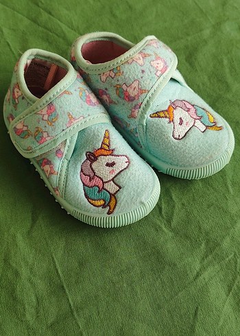 Mavi Unicorn ev kres ayakkabisi panduf - Görsel 2