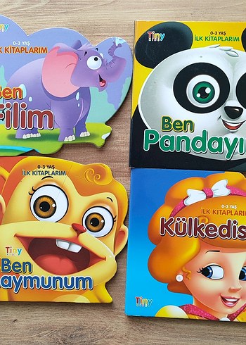 0-3 Yaş İlk Kitaplar Seti - Ben Maymunum, Filim, Panda