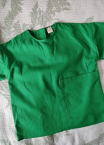 Cos marka çocuk keten tshirt
