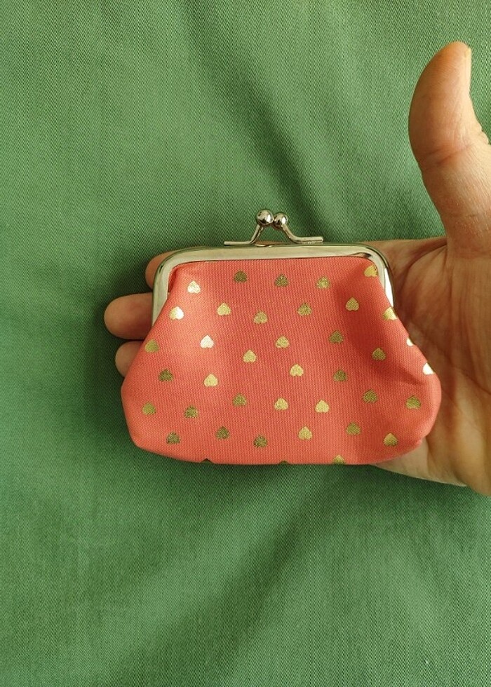 Kalpli kız çocuk bozuk para cüzdani - Görsel 2