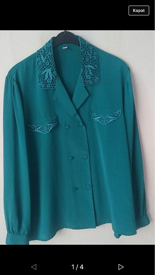 Vintage oversize gömlek 