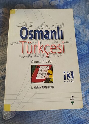 SATILDI Osmanlı Türkçesi kitabı 