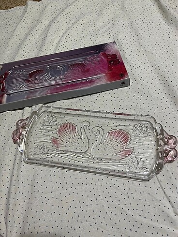 American Vintage walther glass uzun tepsi tabak
