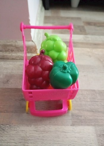 Renkli Oyuncak Market Arabası - Görsel 3