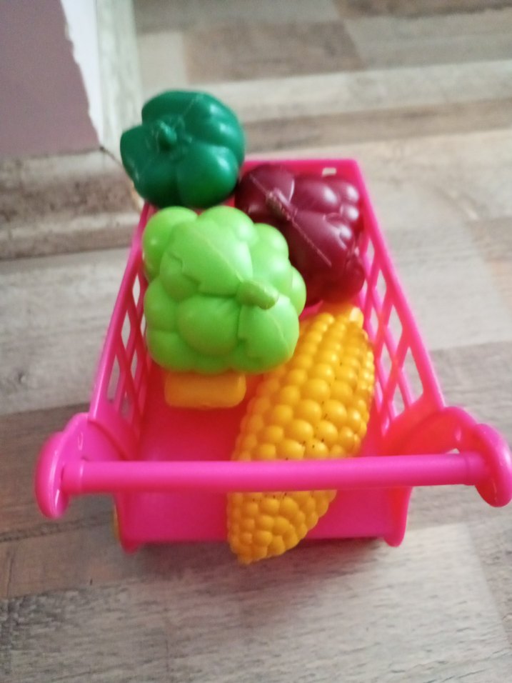 Renkli Oyuncak Market Arabası - Görsel 5