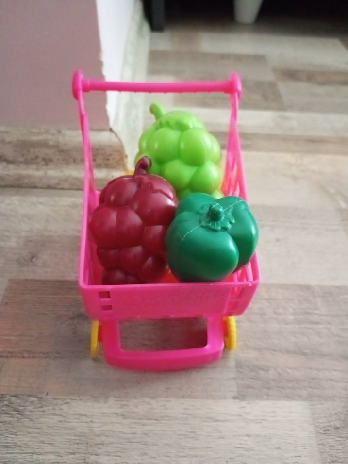 Renkli Oyuncak Market Arabası - Görsel 3