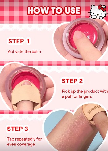 Hello Kitty Pembe allık - Görsel 3