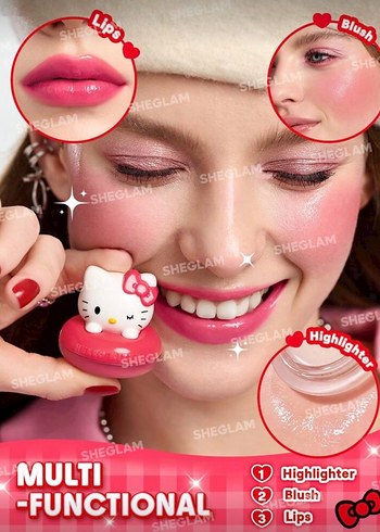 Hello Kitty Pembe allık - Görsel 2