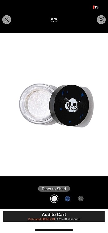 Beden Sheglam ghostly glitter gel