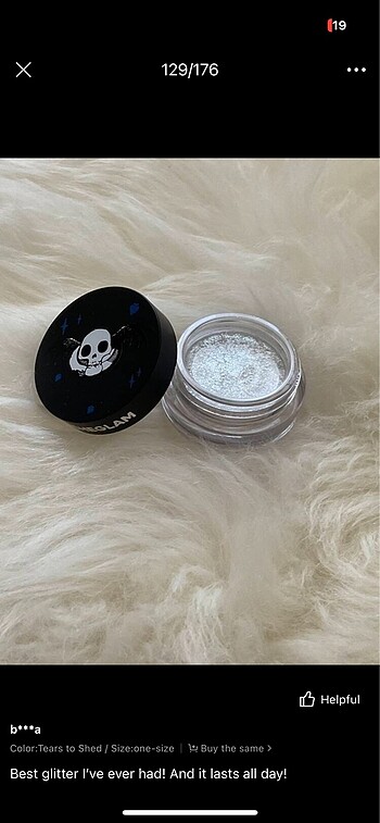 Sheglam ghostly glitter gel