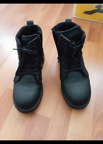 Siyah Erkek Biker Botları Tokalı - Görsel 4