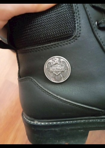 Siyah Erkek Biker Botları Tokalı - Görsel 5