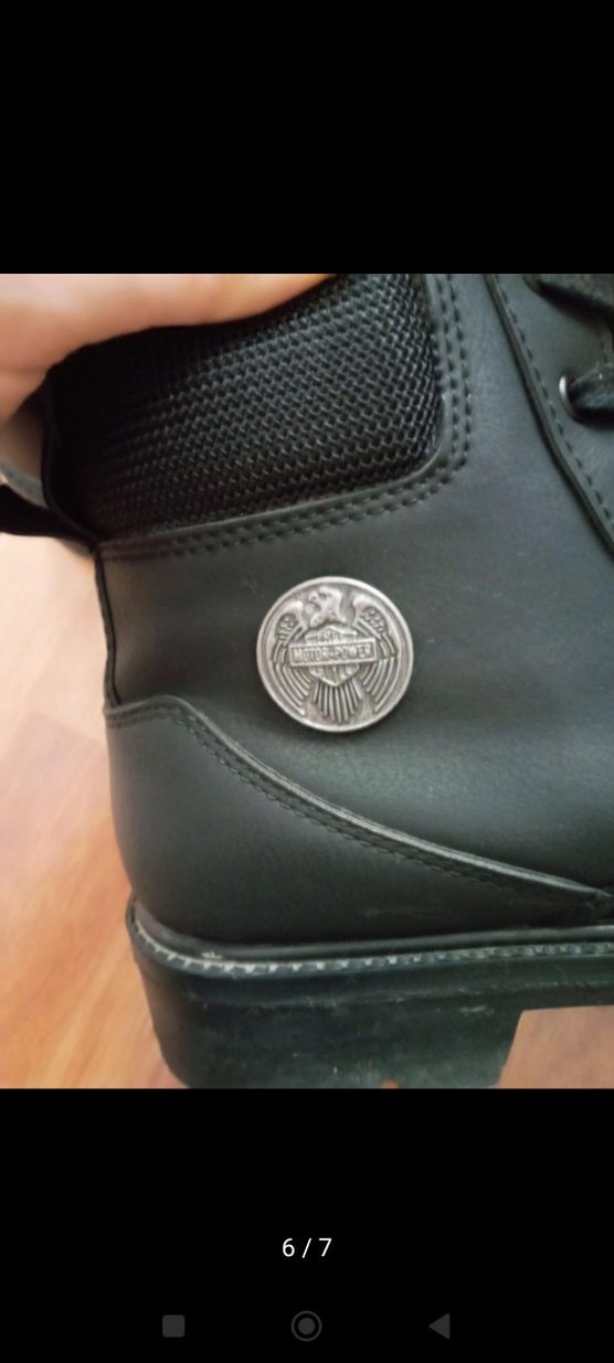 Siyah Erkek Biker Botları Tokalı - Görsel 5