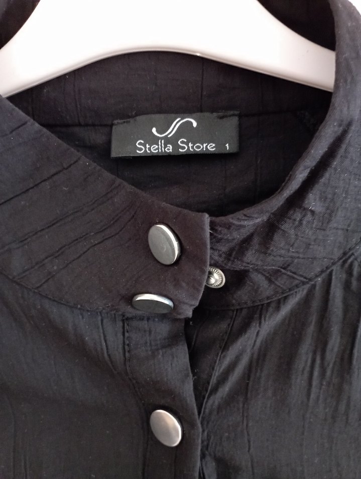 Düğmeli Siyah Midi Kadın Trençkot - Görsel 5