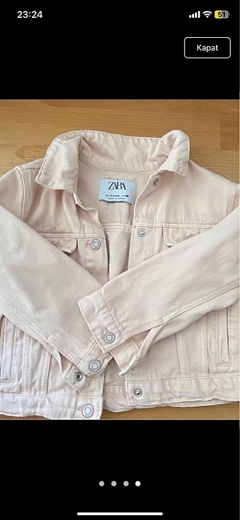Zara Kız bebek ceket